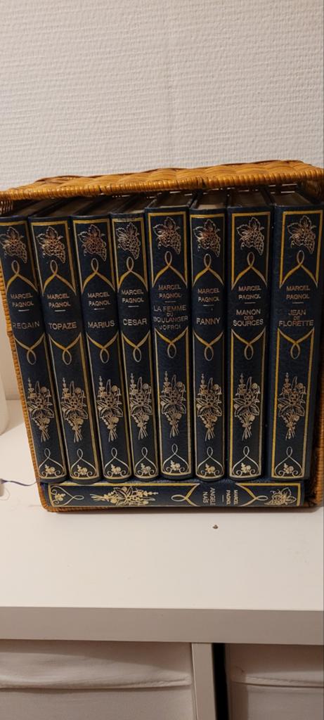 Collection Marcel Pagnol – Édition reliée bleu/doré, Ophalen