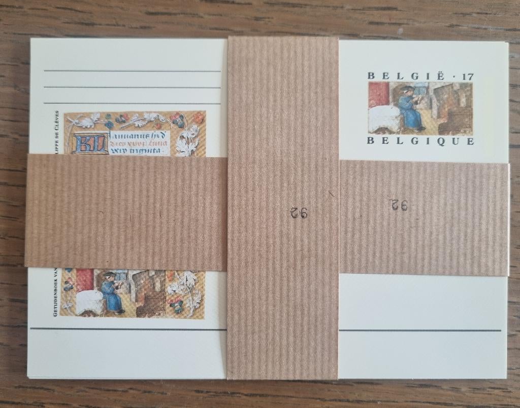 12 x Briefkaarten Cartes Postales Filips van Kleef, Verzenden, 1980 tot heden, Ongelopen, Ambachten of Beroep
