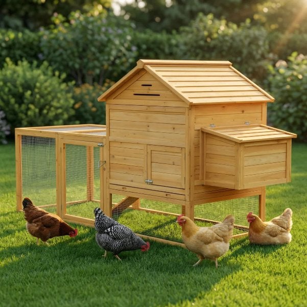 Groot kippenhok met zitstokken Nieuw, Kippenhok of Kippenren, Vampira1804@hotmail.com, Pets&gardenshop, Verzenden