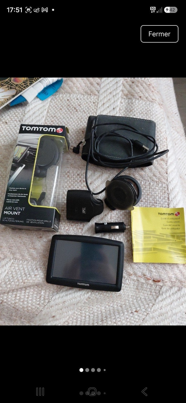 Pack GPS TomTom XL complet avec accessoires et support ., Enlèvement ou Envoi, Utilisé