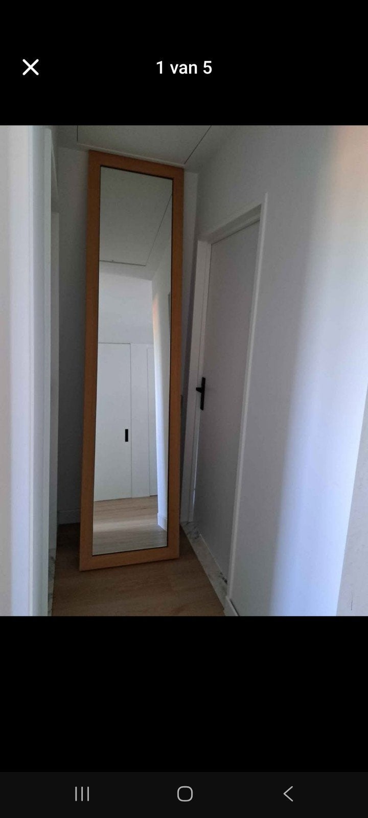40€ grote spiegel 250cm, Huis en Inrichting, Woonaccessoires | Spiegels, Ophalen