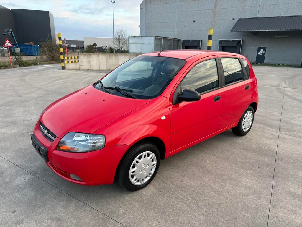 Chevrolet Kalos 1.2 Benzine , 2007 , 150.000 KM, Autos, Chevrolet, Rouge, Achat, Entreprise, Noir