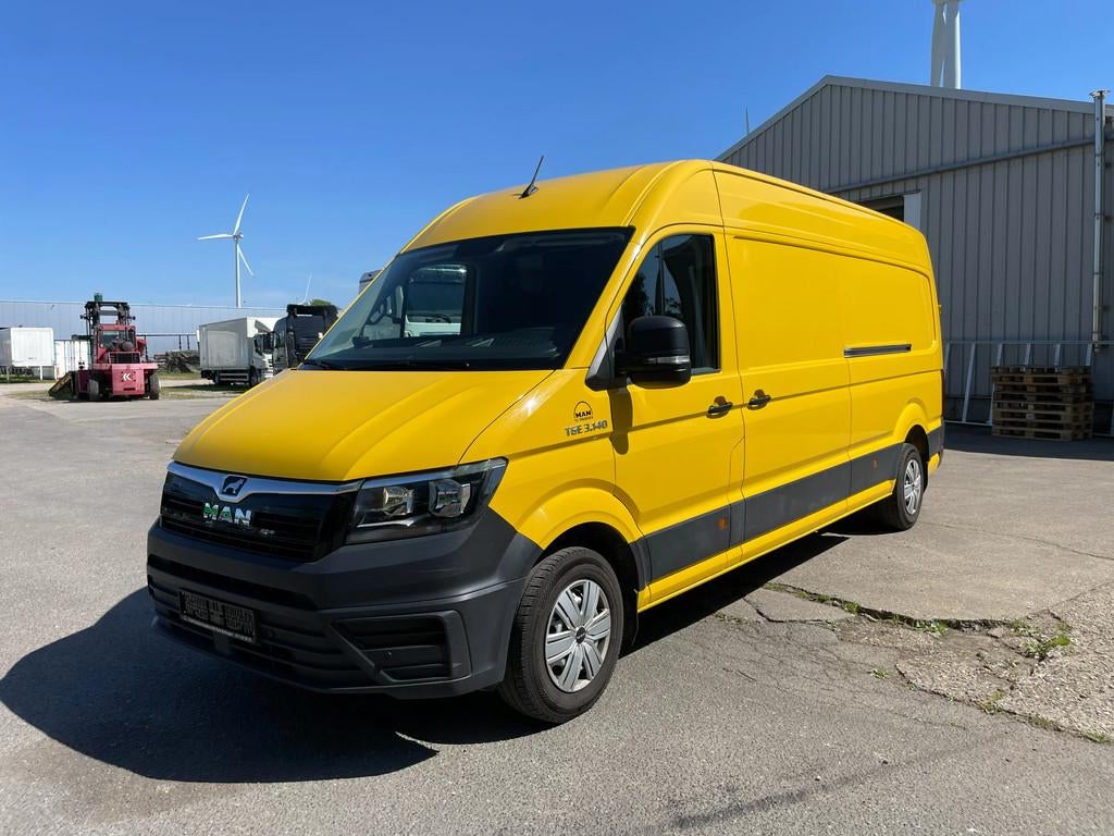 MAN TGE 3.140 L4H3 - 2 schuifd - automaat (bj 2021), Auto's, Bestelwagens en Lichte vracht, Automaat, Gebruikt, Euro 6, MAN