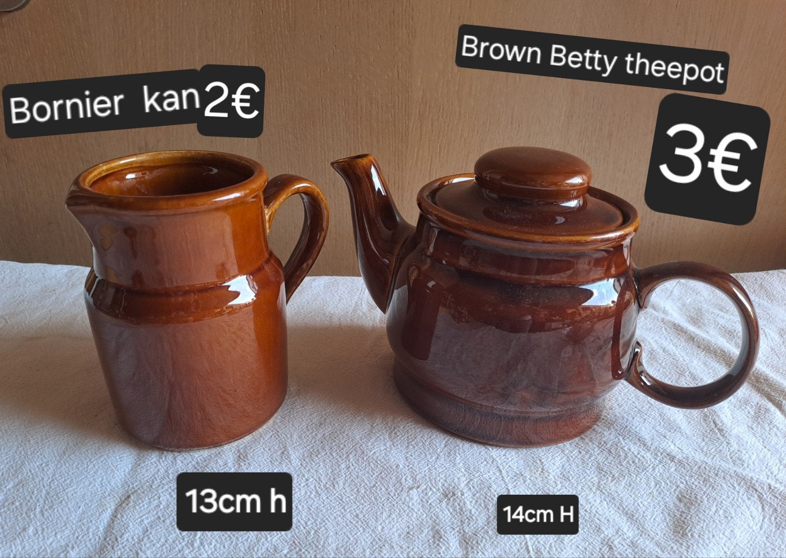 koffiekan en melkkan, Enlèvement ou Envoi