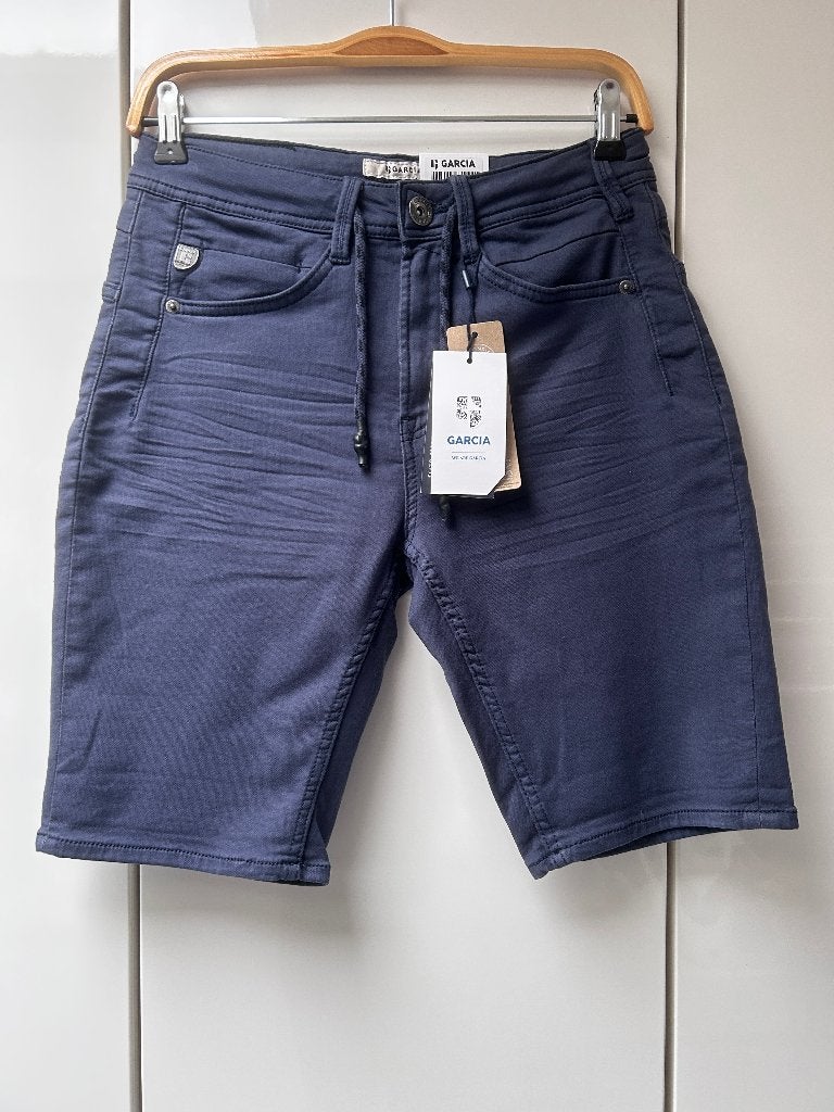 Nieuwe blauwe korte broek van Garcia - Maat 27, Garcia + Jack &Jones, Blauw, Nieuw, Ophalen of Verzenden