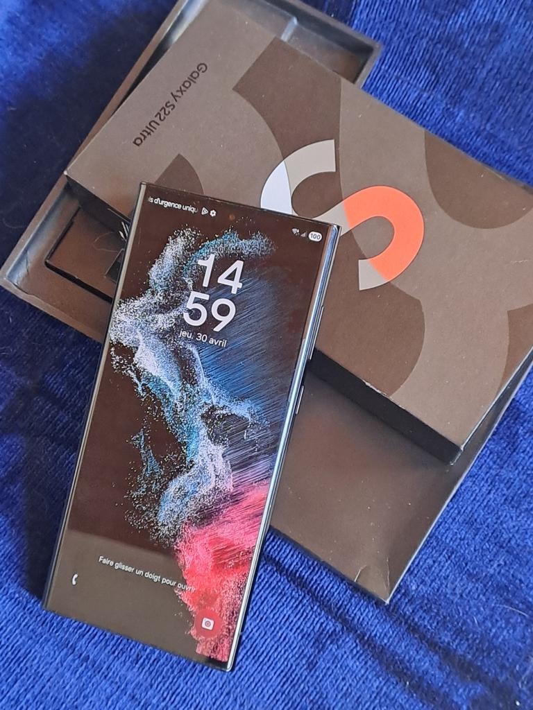 SAMSUNG S22 ULTRA 256GB WEINIG GEBRUIKT (495€) VERKOOP 315€, Telecommunicatie, 256 GB, Zo goed als nieuw, Galaxy S22, Zonder abonnement