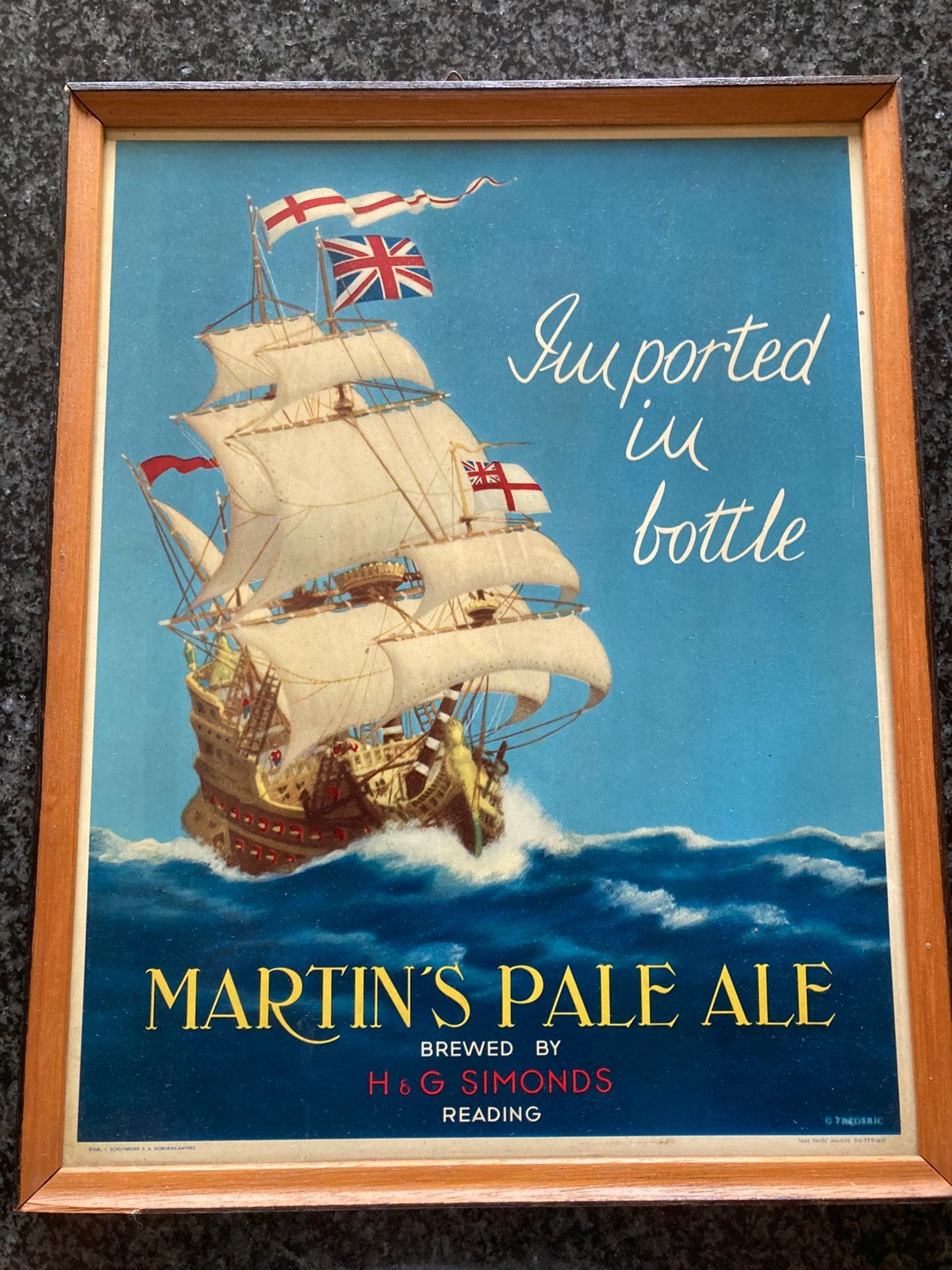 Martins pale ale 1957, Ophalen of Verzenden, Zo goed als nieuw