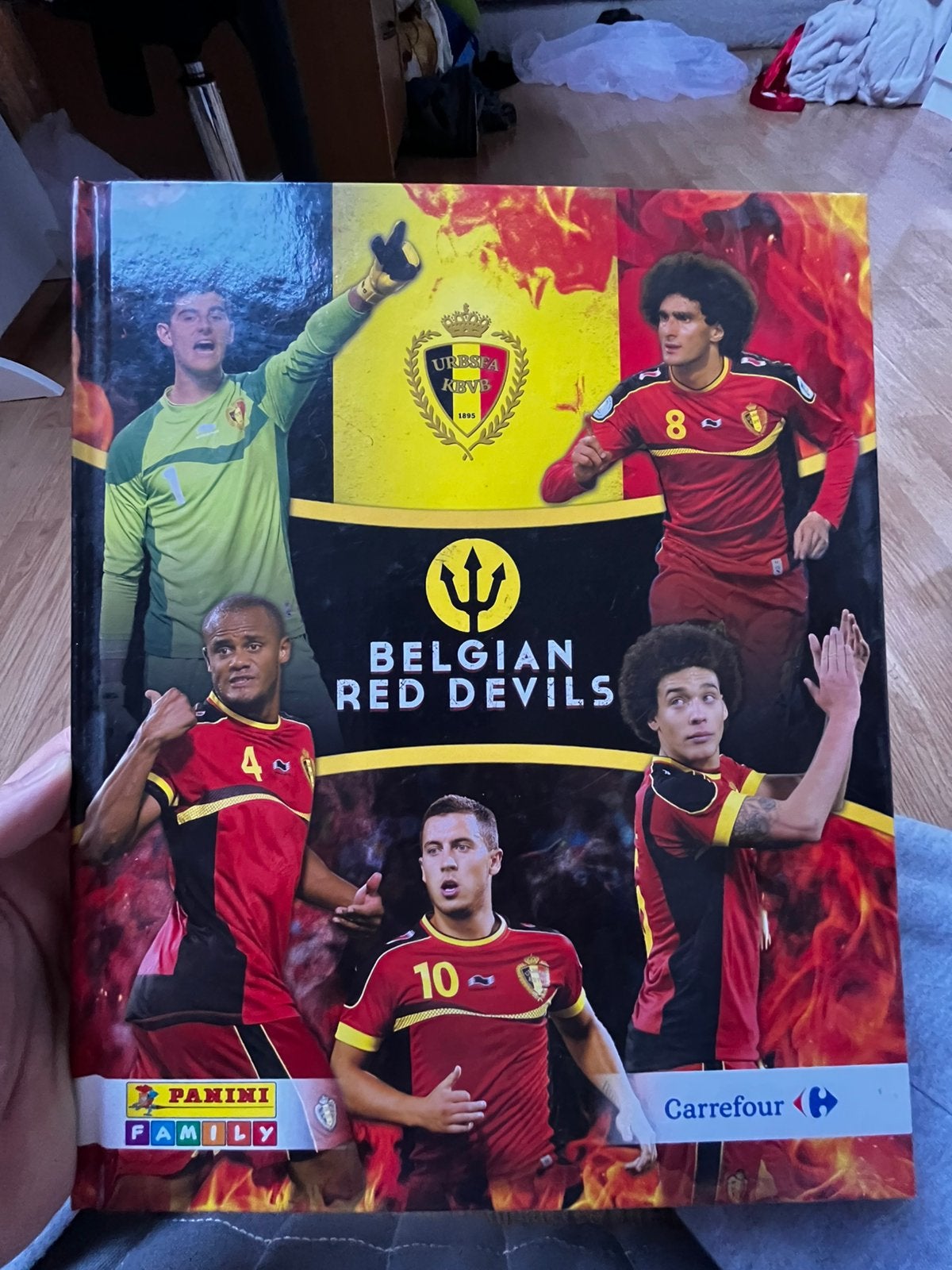 Belgian red devils panini stickerboek wc Brazil