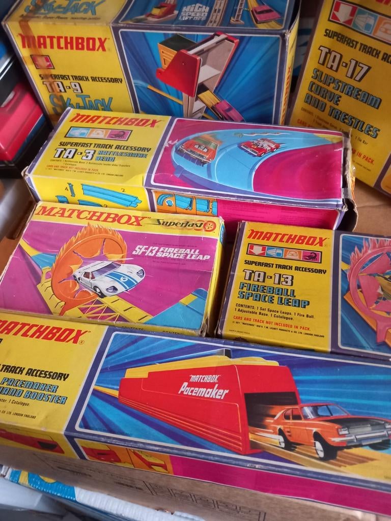 Matchbox race track, Ophalen