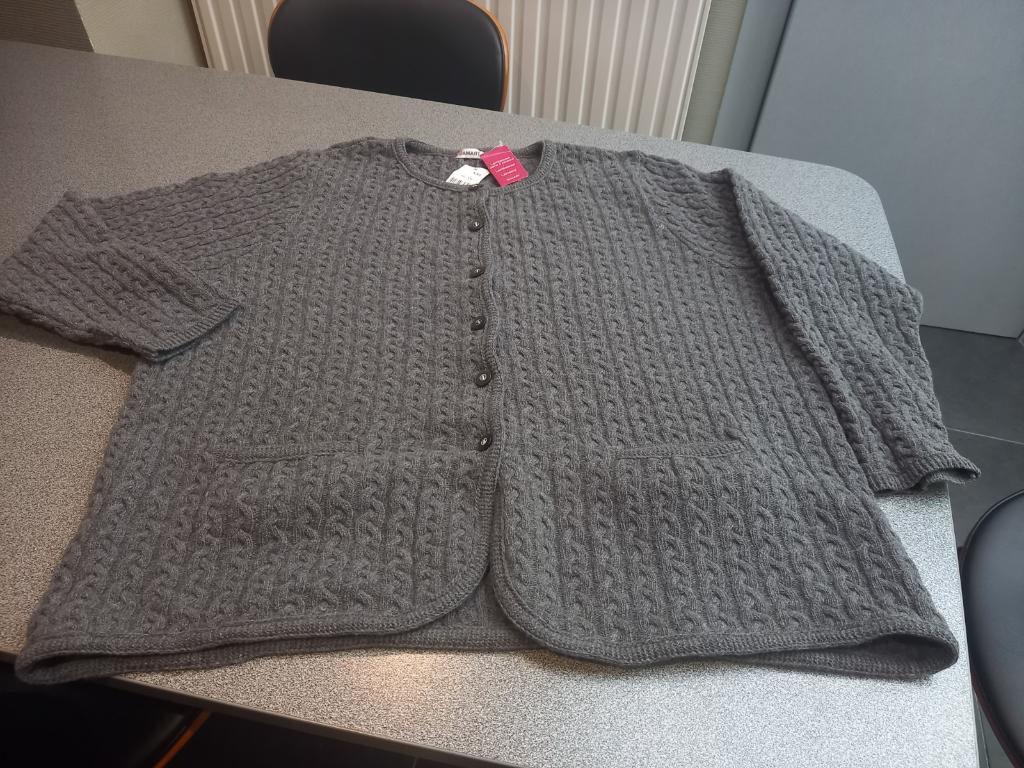 Grijze gilet. XXL. Nieuw, Trui of Vest, Nieuw, Ophalen of Verzenden, Grijs