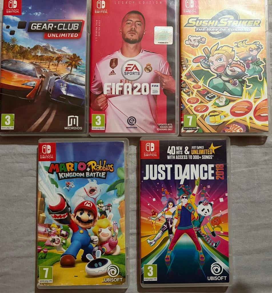 Nintendo Switch spelletjes, Enlèvement ou Envoi, Utilisé, Autres genres, À partir de 3 ans