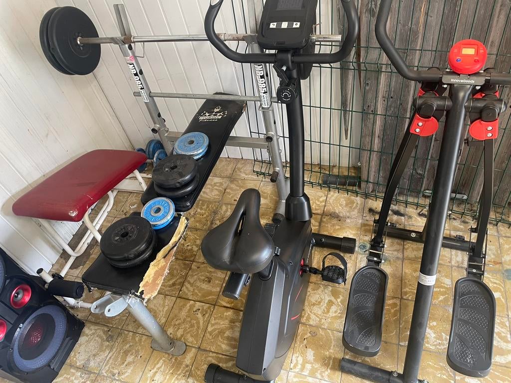 Set sport toestellen, Sport en Fitness, Fitnessmaterialen, Ophalen of Verzenden, Gebruikt