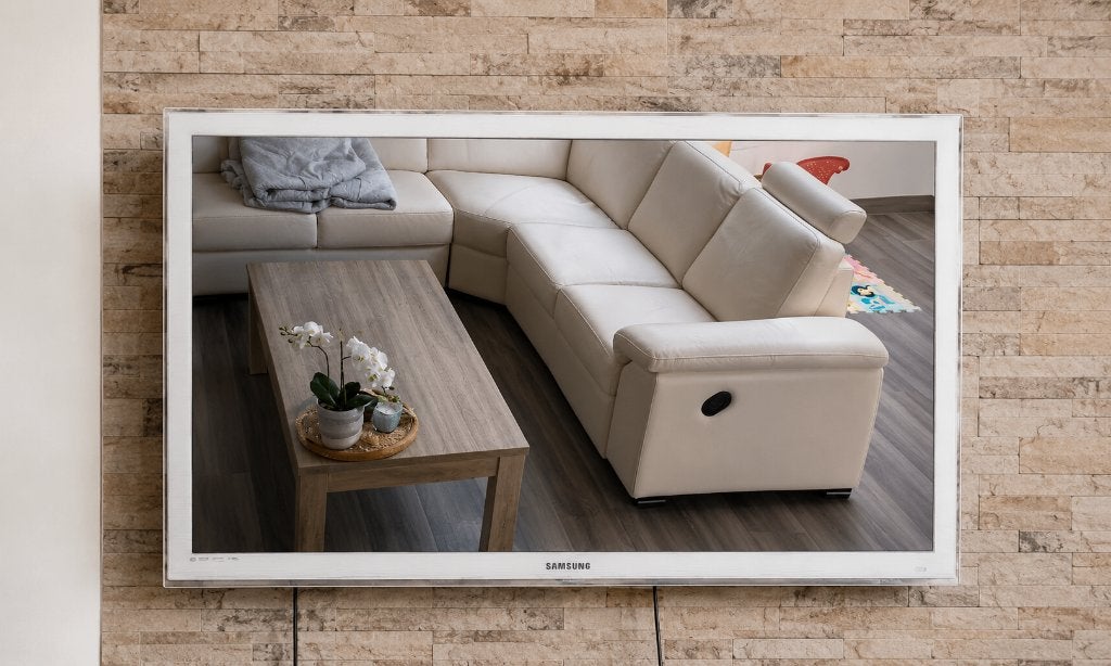 SAMSUNG TV - WIT - PLASMA/LCD FLAT + DRAAIENDE MUURBEUGEL, Ophalen, Gebruikt, 50 Hz, LCD