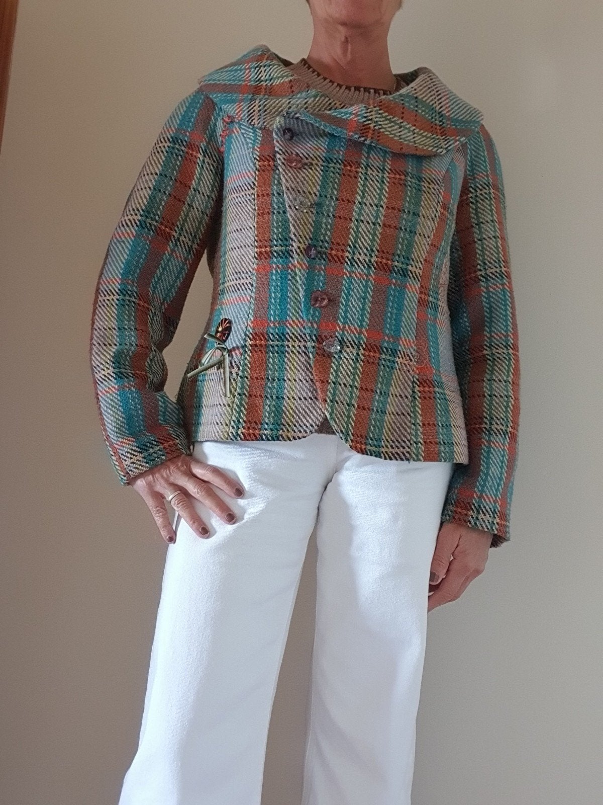 Veste courte rainbow 42, Taille 42/44 (L), Rainbow, Enlèvement ou Envoi, Multicolore