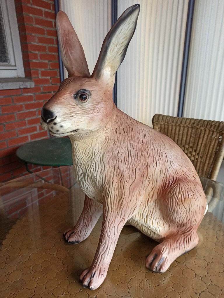 Haas 1, Tuin en Terras, Tuinbeelden, Ophalen, Nieuw, Kunststof, Dierenbeeld