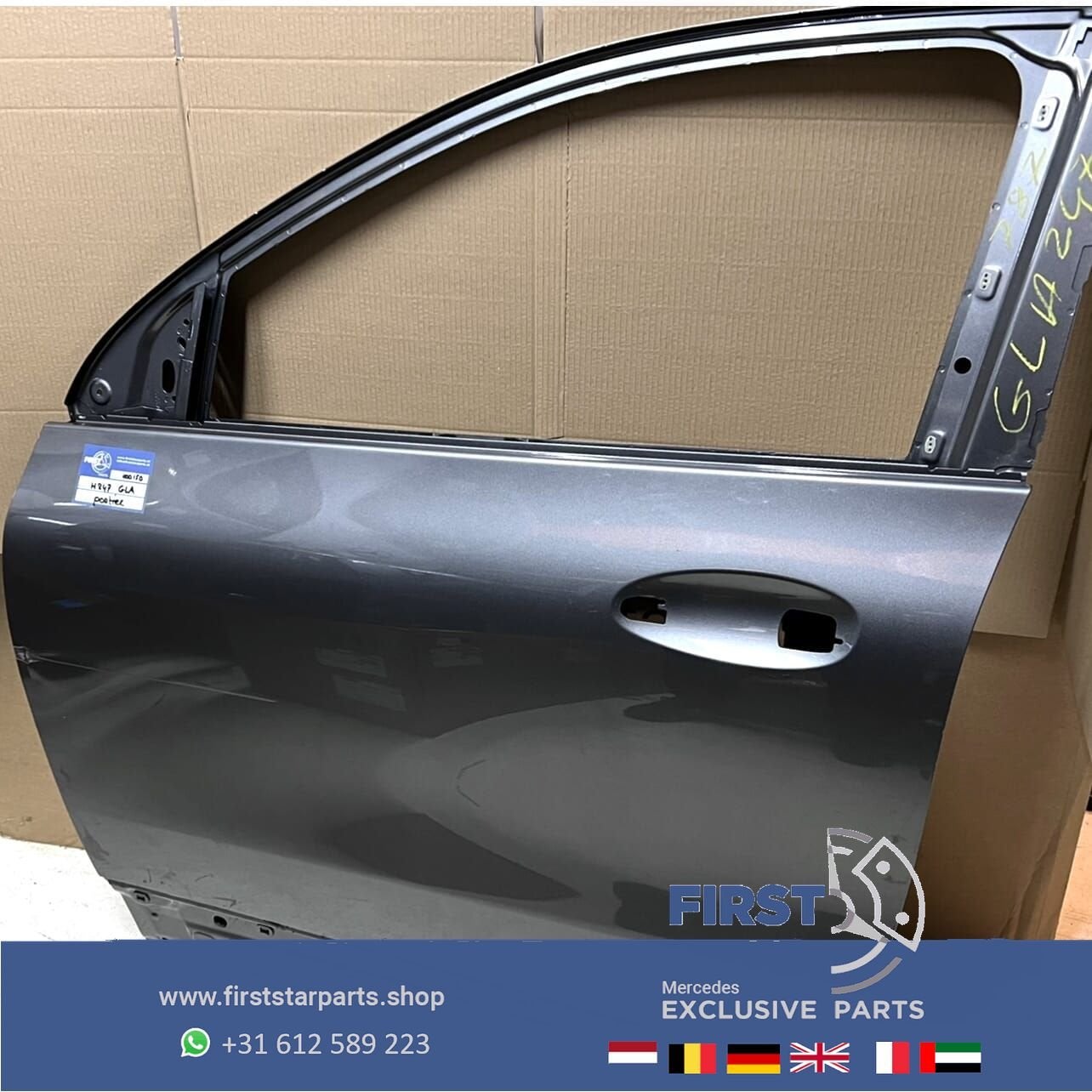 H247 GLA 35 45 DEUR PORTIER GRIJS LINKS VOOR Mercedes GLA35, Gebruikt, -, Deur, Voor