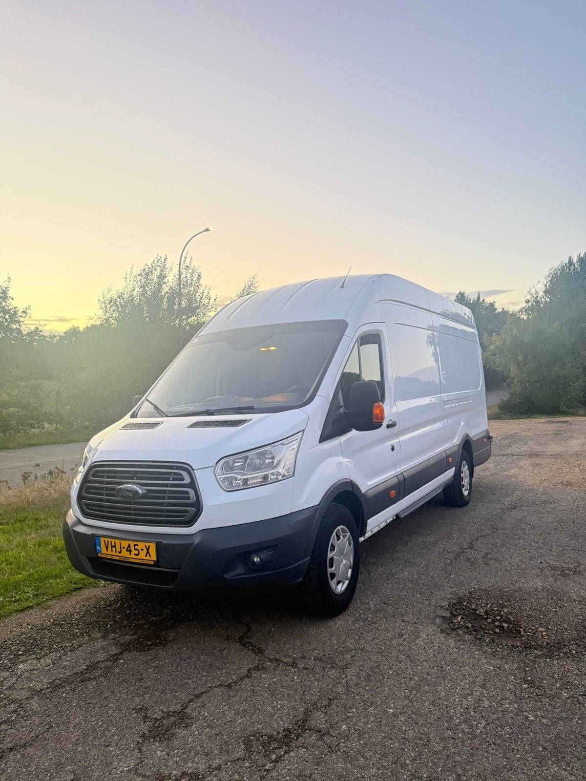 Ford Transit L4H3 2019 bestelbus, Auto's, Wit, Particulier, Ford, Te koop