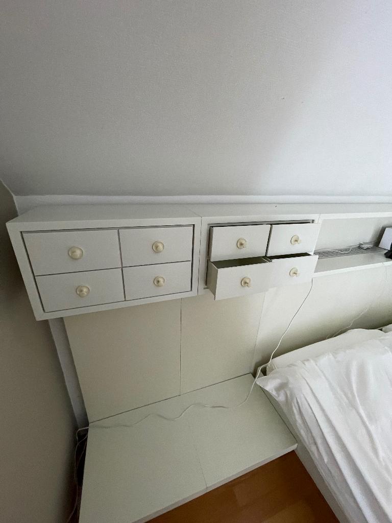 Slaapkamer vinted design Interlübke, Huis en Inrichting, Ophalen, Gebruikt, Tweepersoons, Vinted design
