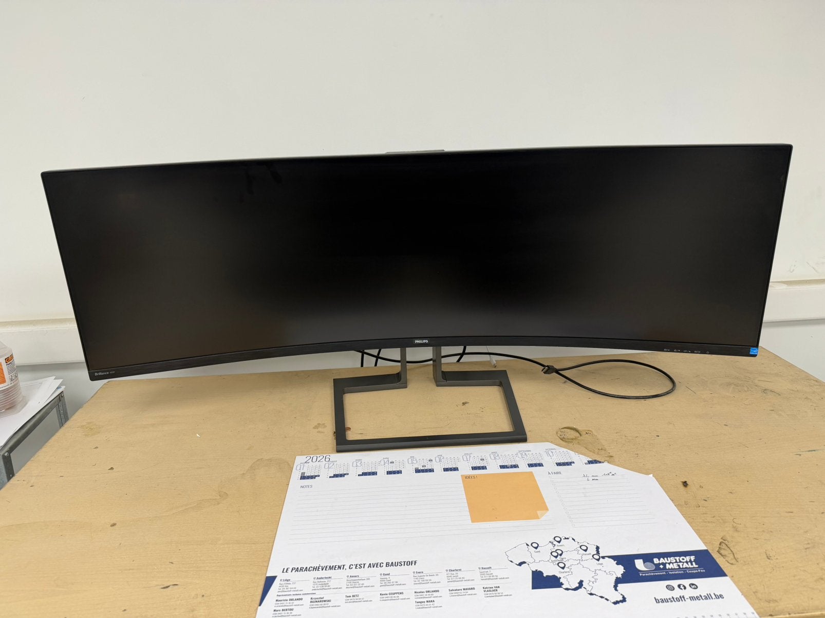Écran Philips curve de 49´´, Informatique & Logiciels, Enlèvement, Comme neuf
