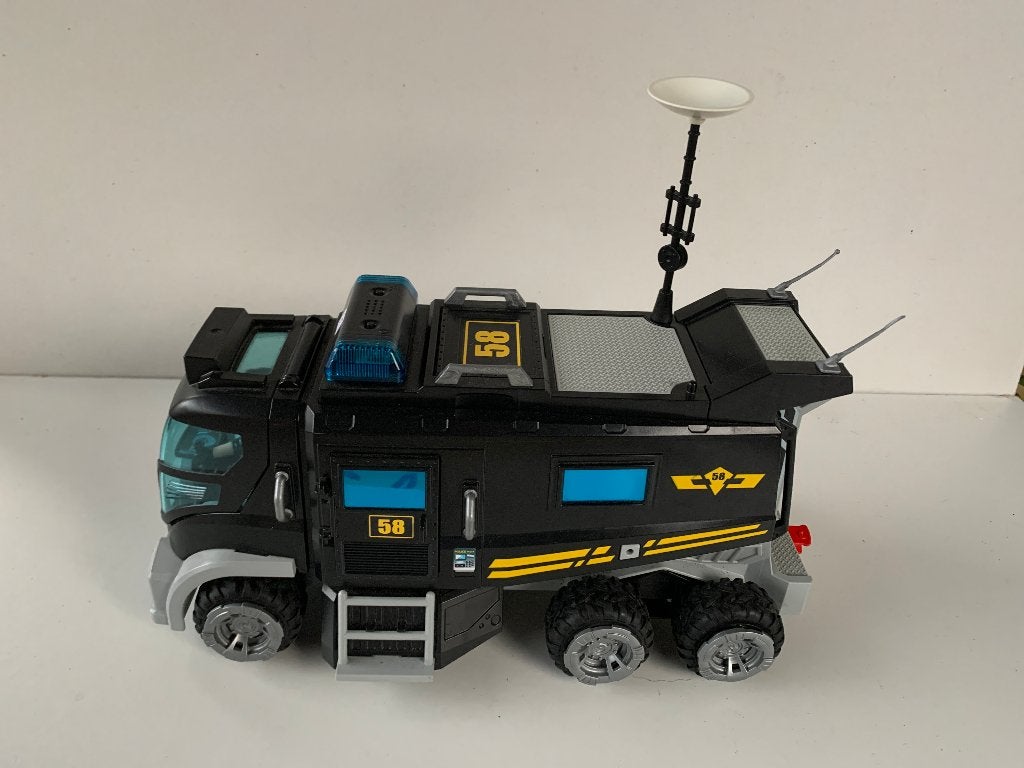 PLAYMOBIL: POLITIE OPROERCOMBI, Losse onderdelen, Voertuig, Ophalen of Verzenden, Zo goed als nieuw