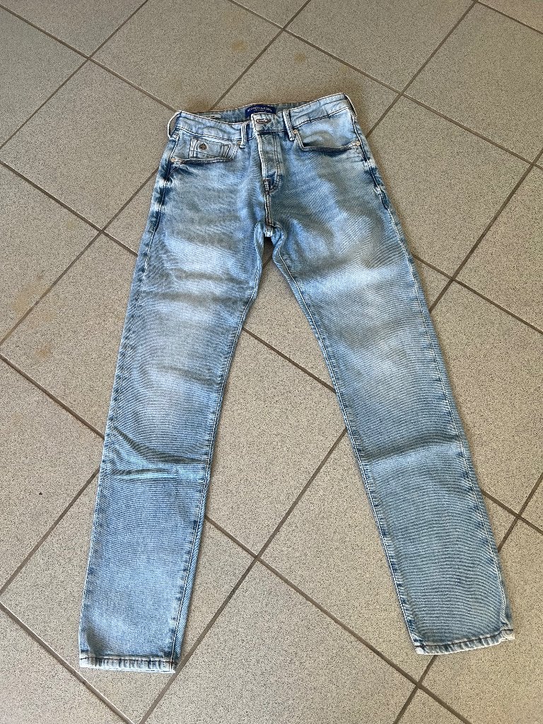 Broek Scotch and Soda, Blauw, Overige jeansmaten, Ophalen of Verzenden, Gedragen