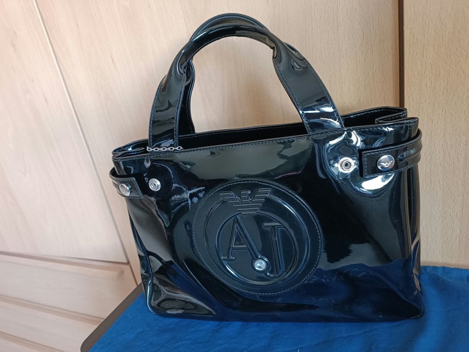 Sac à main Armani Jeans, Handtassen en Accessoires, Ophalen, Zo goed als nieuw, Zwart, Handtas