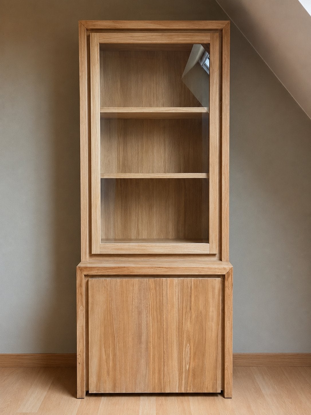 Teak vitrinekast, Enlèvement, Comme neuf