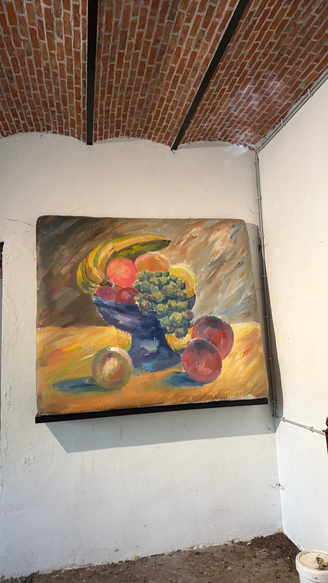 Groot schilderij, Ophalen
