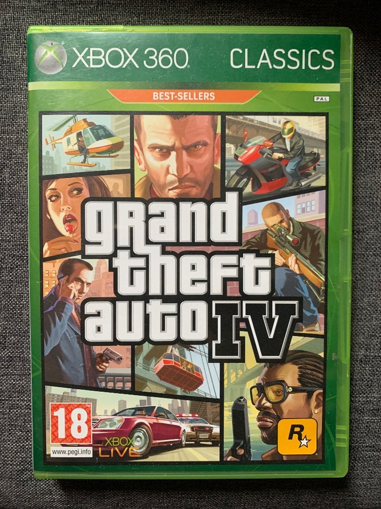 Grand Theft Auto IV - Xbox 360 Classics, Consoles de jeu & Jeux vidéo, Jeux | Xbox 360, Online, 1 joueur, À partir de 18 ans, Aventure et Action