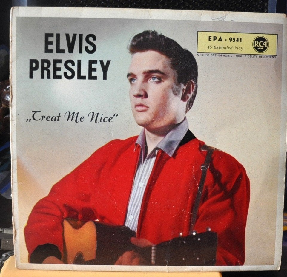 vinyl 45 tour elvis presley  (x20382), Enlèvement ou Envoi, Utilisé