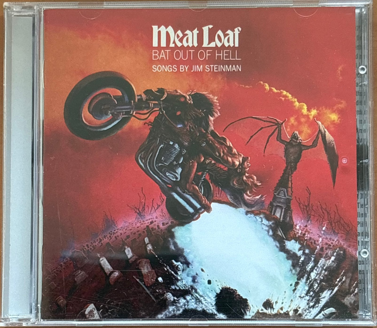 MEAT LOAF - Bat Out Of Hell, Ophalen of Verzenden, Zo goed als nieuw, Reissue
