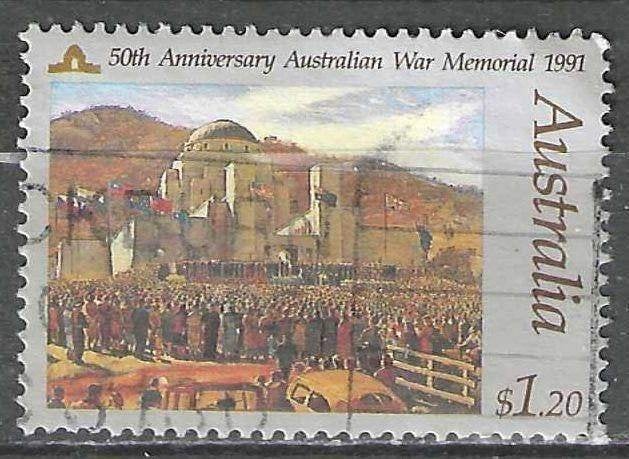 Australie 1991 - Yvert 1201 - Monument in Canberra (ST), Verzenden, Gestempeld