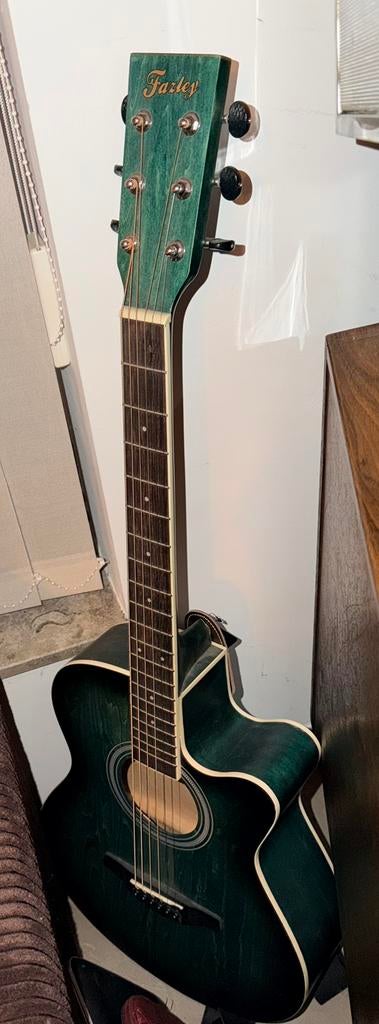 Fazley gitaar groen, Muziek en Instrumenten, Snaarinstrumenten | Gitaren | Elektrisch, Ophalen of Verzenden, Nieuw, Hollow body