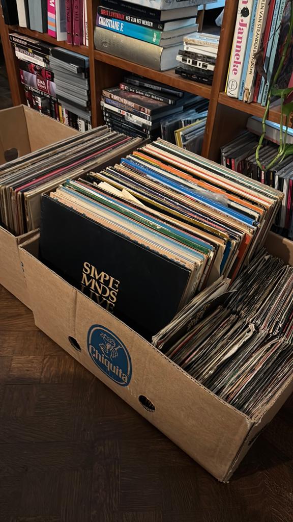 Muziek vinyl , platen, Ophalen, Gebruikt