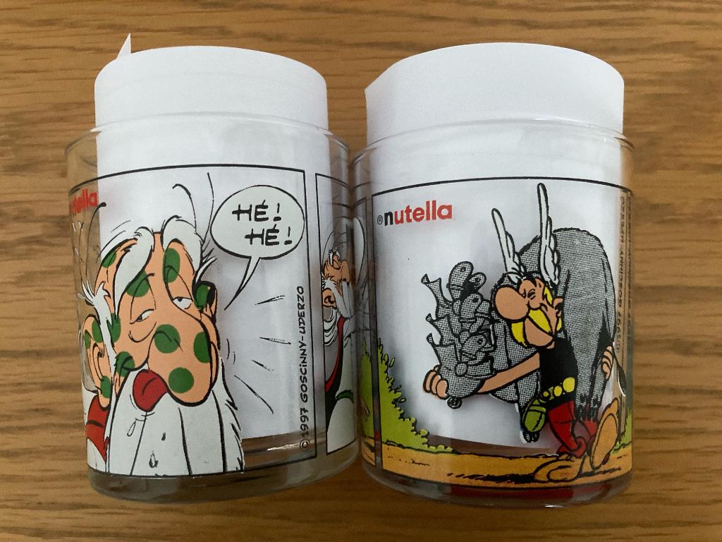 Verres Astérix Nutella, Collections, Enlèvement ou Envoi, Astérix et Obélix, Neuf, Ustensile