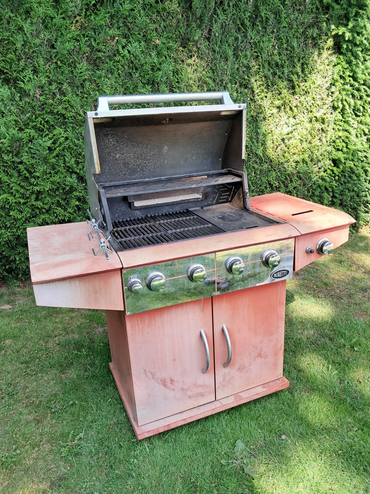 Boretti Da Vinci Rosso, Jardin & Terrasse, Barbecues à gaz, Enlèvement, Utilisé, Boretti.
