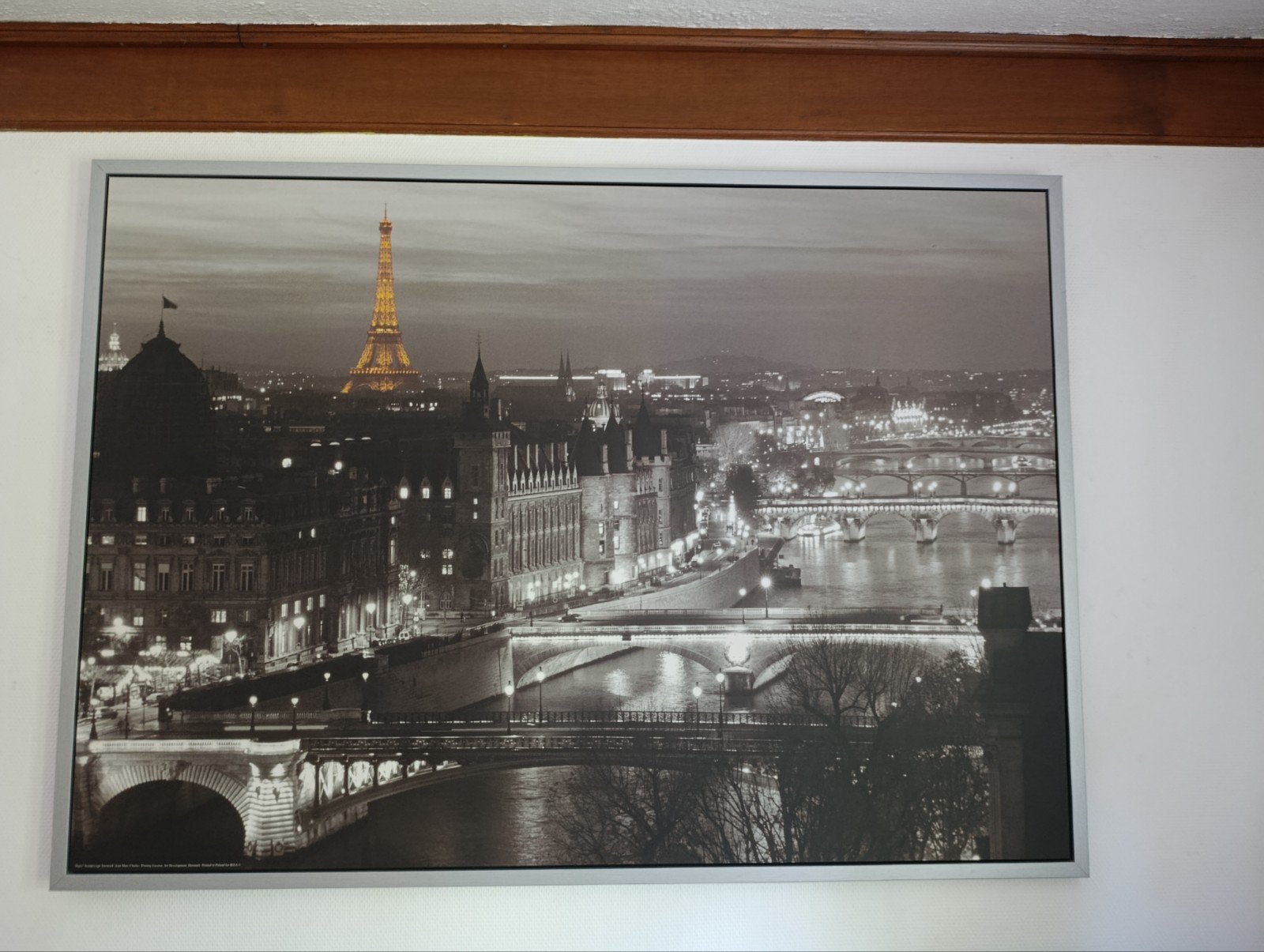 Très beaux cadres Paris NY tigre couple, Ophalen, Zo goed als nieuw, Foto of Poster, 75 – 100