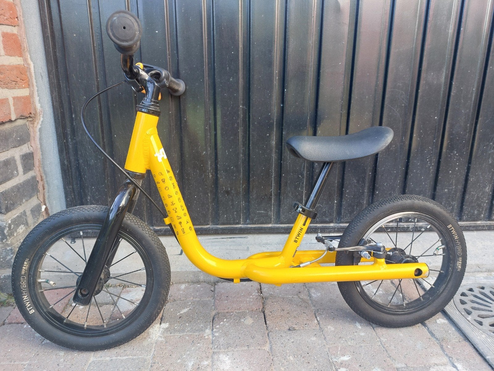 loopfiets, Ophalen