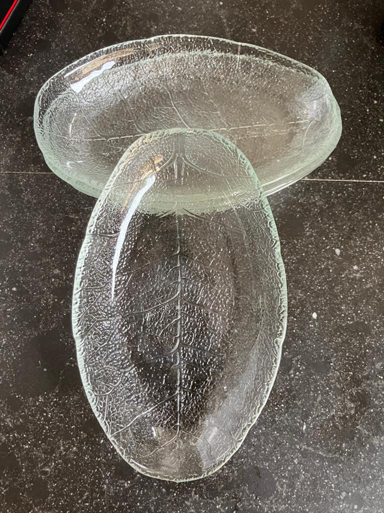4 mooie dessertschaaltjes, Ophalen, Zo goed als nieuw, Glas, Schaal of Schalen