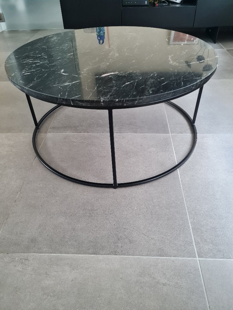 Table basse, Rond, Comme neuf, Enlèvement, 50 à 100 cm