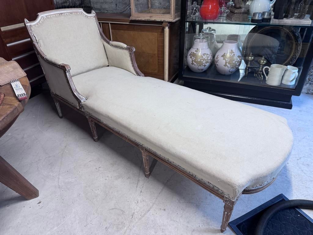 Diverse oude fauteuil/bank/stoel/dagbed, Antiek en Kunst, Ophalen