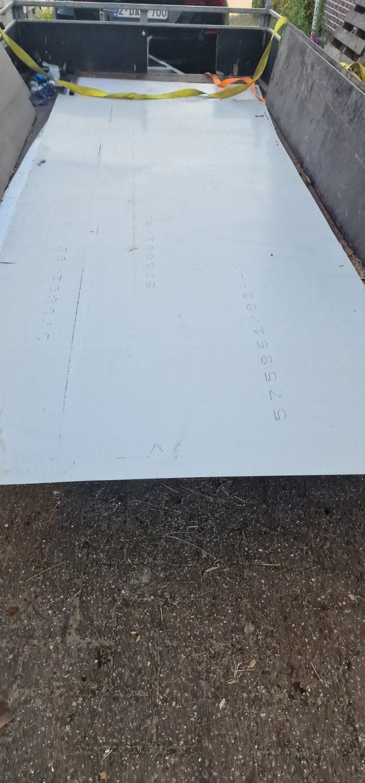 aluminium platen vlak  1200x3000x1mm, Ophalen, Zo goed als nieuw, Overige materialen, Minder dan 20 mm
