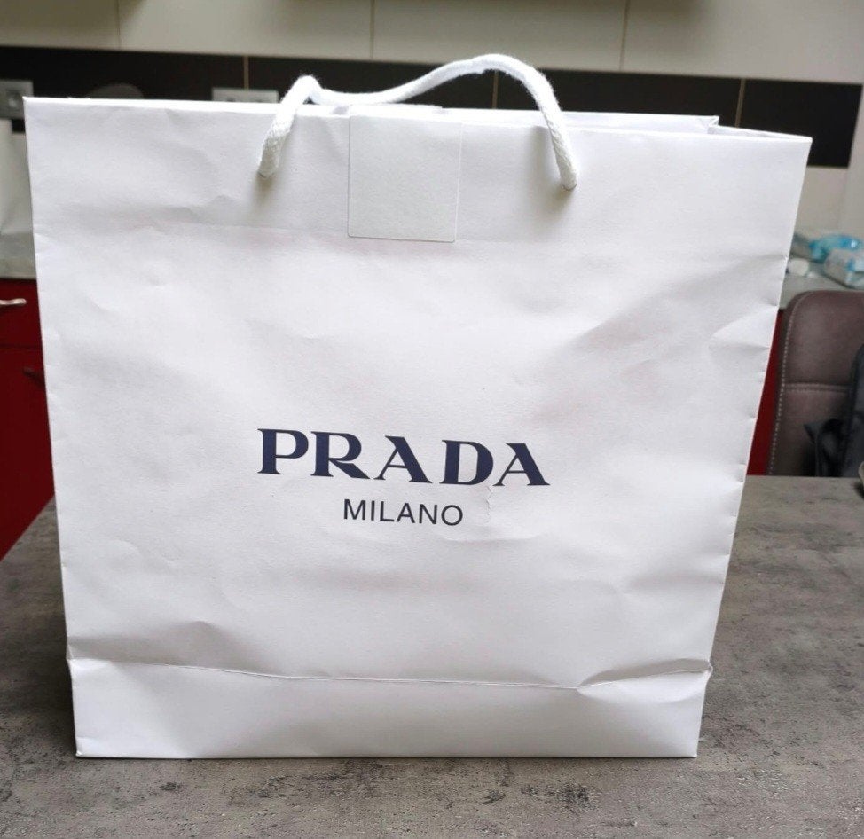 prada schoudertas vitello phenix, Ophalen, Nieuw, Grijs