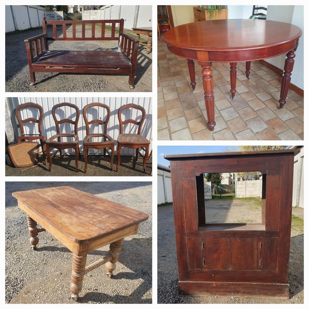 Haïtiaanse meubels in massief hout, Ophalen