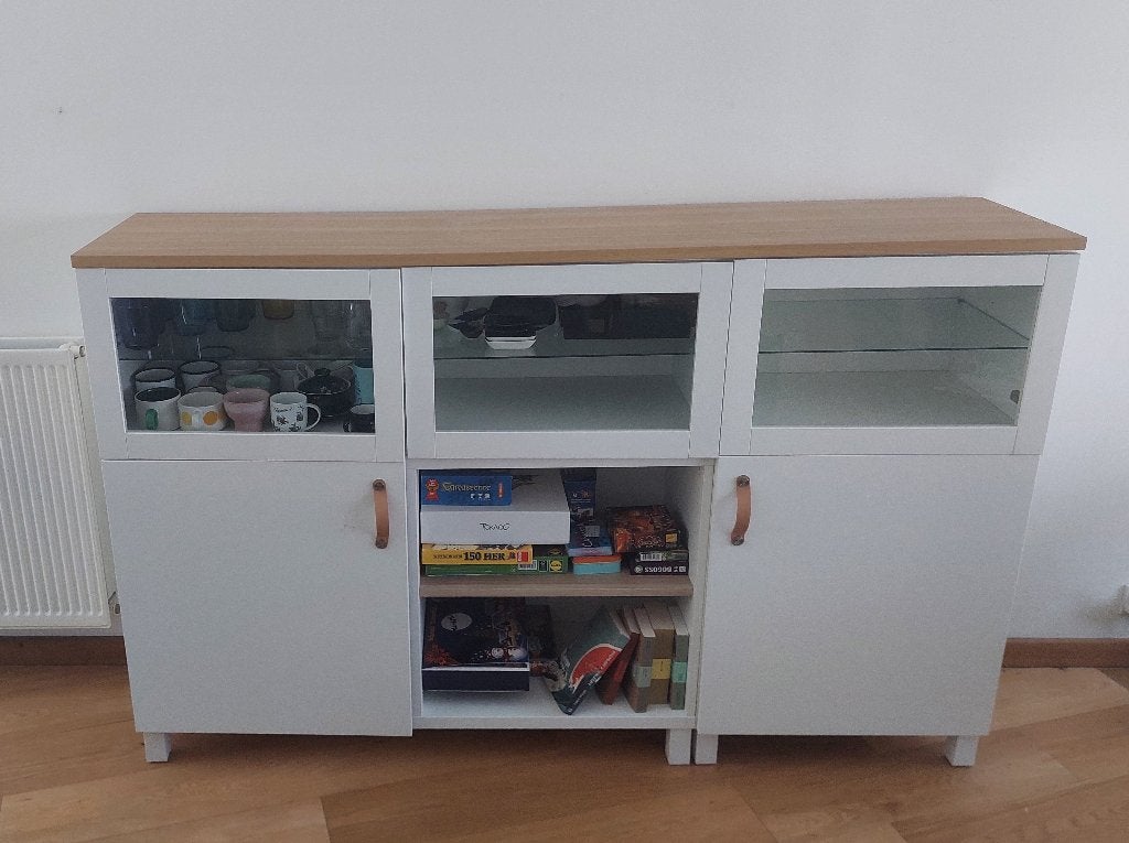 IKEA BESTÅ Opbergcombinatie met deuren, Gebruikt, 100 tot 150 cm, 150 tot 200 cm, Ophalen of Verzenden
