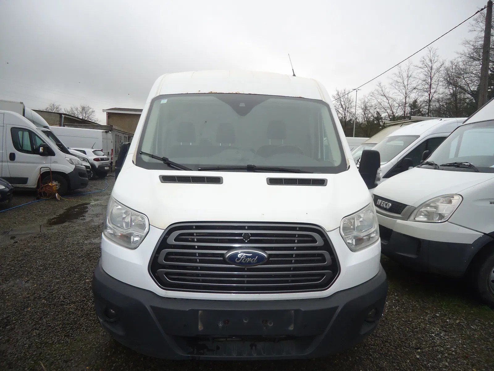 Ford Transit L2H2 , 2.2 d ,130pk ,airco,sensoren ,165 dkm ,N, Auto's, Stof, Gebruikt, Zwart, 2800 kg