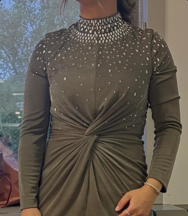 Avondkleed, Kleding | Dames, Gelegenheidskleding, Ophalen of Verzenden, Zo goed als nieuw, Maat 38/40 (M), Galajurk