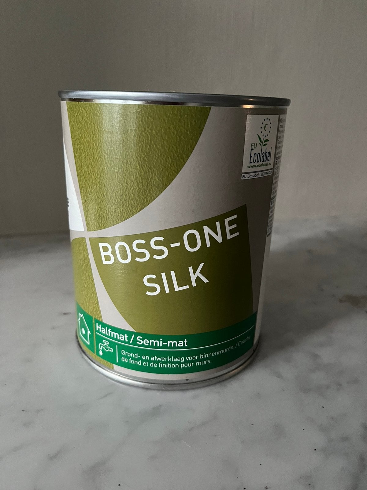 BOSS-One Silk muurverf wit 1L – nieuw & ongeopend – Colora, Ophalen, Wit, Minder dan 5 liter, Verf