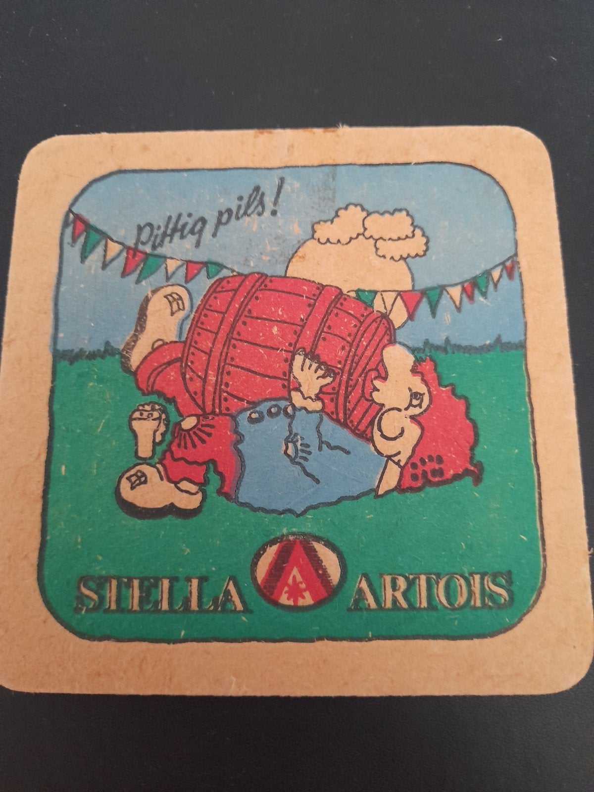 bierviltje brouwerij stella artois, Verzamelen, Ophalen of Verzenden, Stella Artois