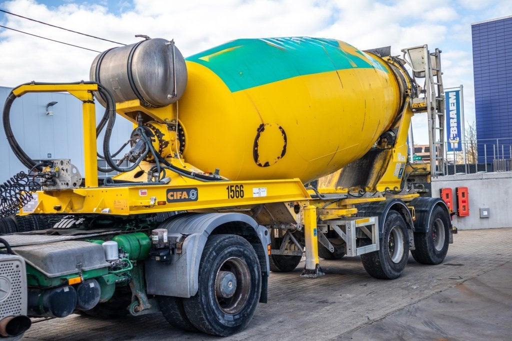 CIFA BETON MIXER/MALAXEUR/MISCHER-12M3- STEERING AXLE, Autos, Achat, Entreprise, Autres carburants, Remorques et Semi-remorques